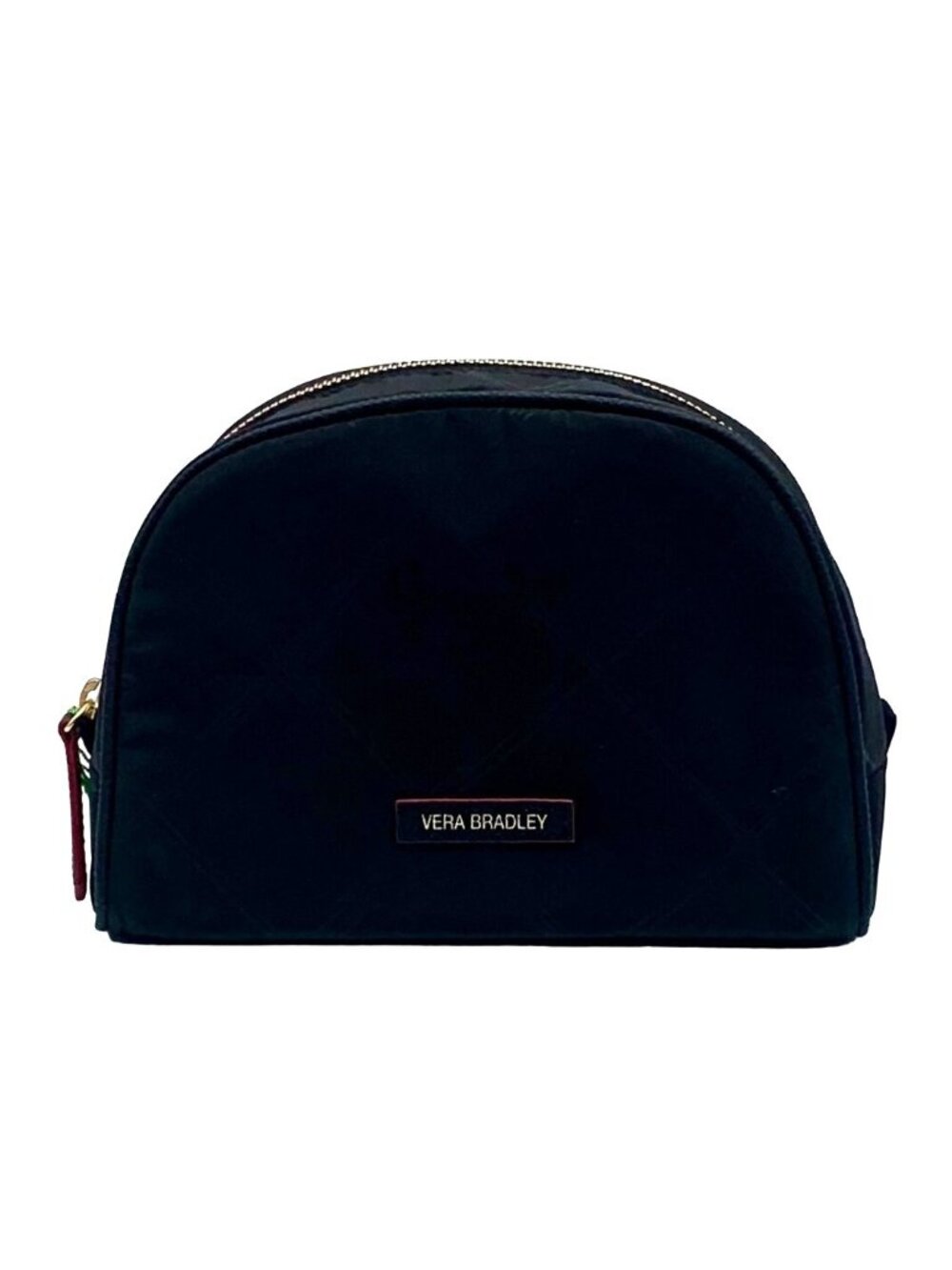 Vera Bradley Preppy Poly Black Cosmetic Bag